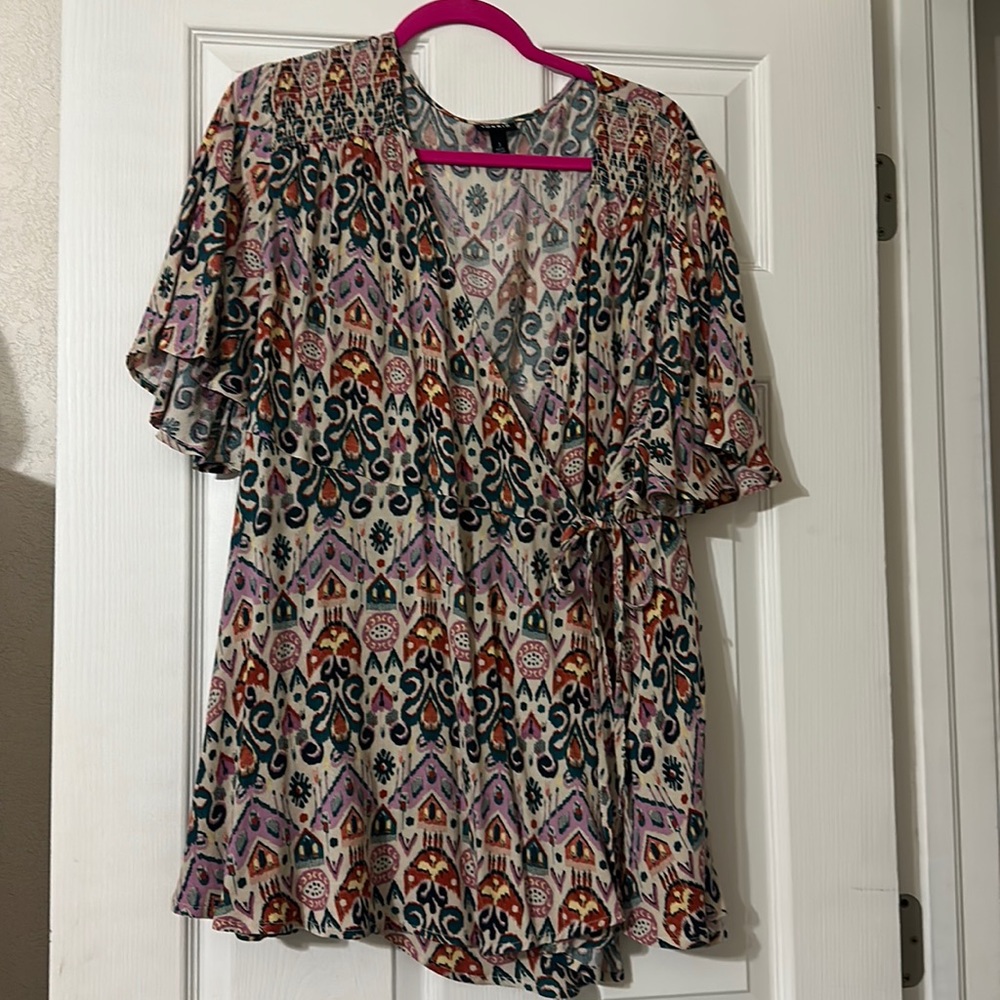 Torrid Wrap Blouse